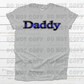 Daddy blue police line *DREAM TRANSFER* DTF