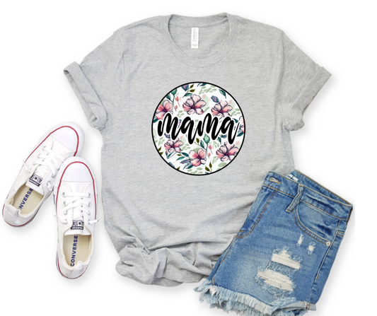 Mama floral circle *DREAM TRANSFER* DTF