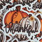 Thankful leopard pumpkins Die cut sticker 3-5 Business Day TAT