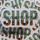 Mama owned shop Die cut sticker 3-5 Business Day TAT.