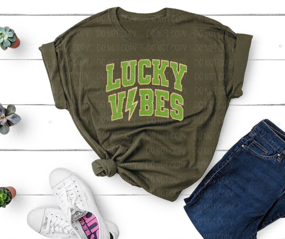 Lucky Vibes St. Patrick's Day *DREAM TRANSFER* DTF