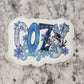 Cozy season snowman Die cut sticker 3-5 Business Day TAT.