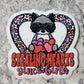 Stealing hearts since birth Valentine's Day Die cut sticker 3-5 Business Day TAT