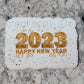 Happy New Year 2023 Confetti Die cut sticker 3-5 Business Day TAT