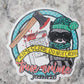 Crime scene do not cross raccoon true crime junkie Die cut sticker 3-5 Business Day TAT.