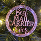 Best mail carrier ever wood Christmas Ornament