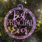 Best principal ever wood Christmas Ornament
