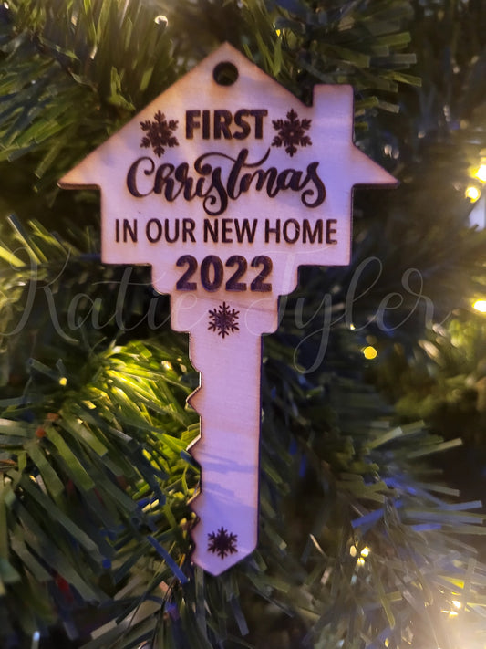 First Christmas in our new home 2022 Ornament