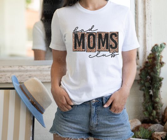 Bad moms club leopard *DREAM TRANSFER* DTF