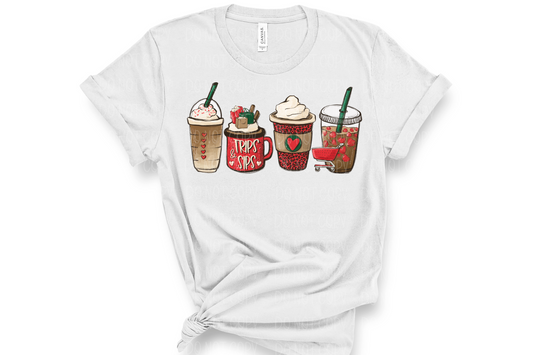 Sips and trips coffee cups *DREAM TRANSFER* DTF