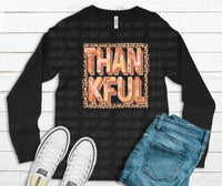 Leopard pastel thankful *DREAM TRANSFER* DTF