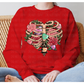Skeleton rib cage with hearts Valentine's Day *DREAM TRANSFER* DTF