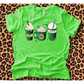 Lucky a latte coffee cup drinks St. Patrick's Day *DREAM TRANSFER* DTF