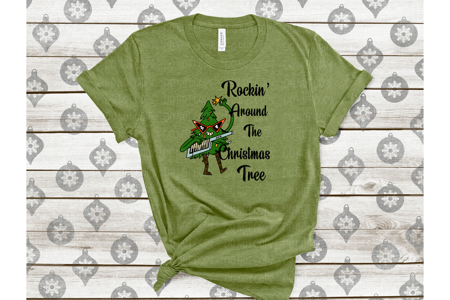 Rockin’ around the Christmas tree rockstar tree *DREAM TRANSFER* DTF