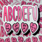 ABCDEFU Die cut sticker 3-5 Business Day TAT
