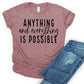 Anything and everything is possible