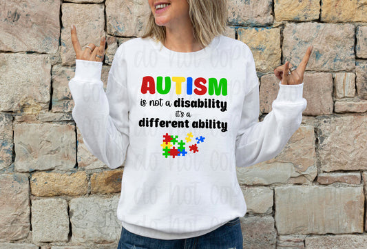 Autism is not a disability it is a different ability *DREAM TRANSFER* DTF