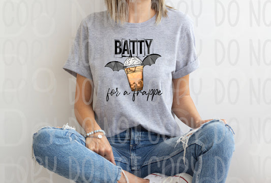 Batty for a frappe *DREAM TRANSFER* DTF