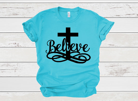 Believe cross Easter