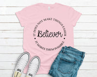 Believer it doesn't make it easier