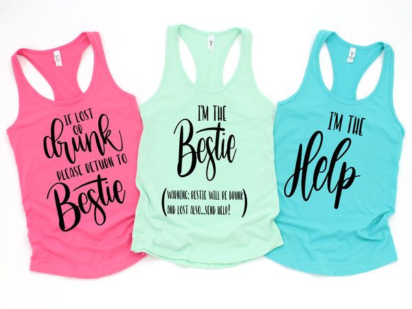 Best friends lost or drunk send help *Chose from drop down*