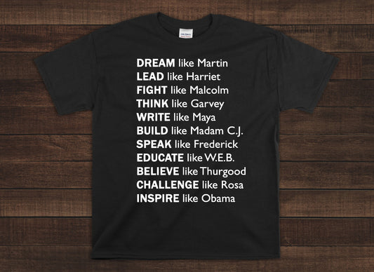 Black history leaders - Black History Month *Choose size from drop down menu*