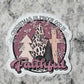 Christmas is proof that God is Faithful Die cut sticker 3-5 Business Day TAT.
