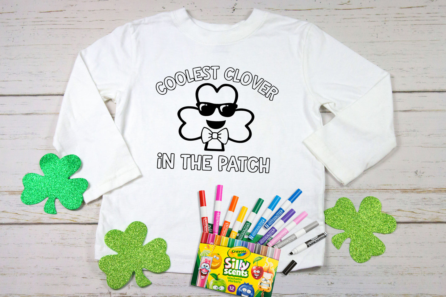 Coolest clover in the patch boy - Kids coloring