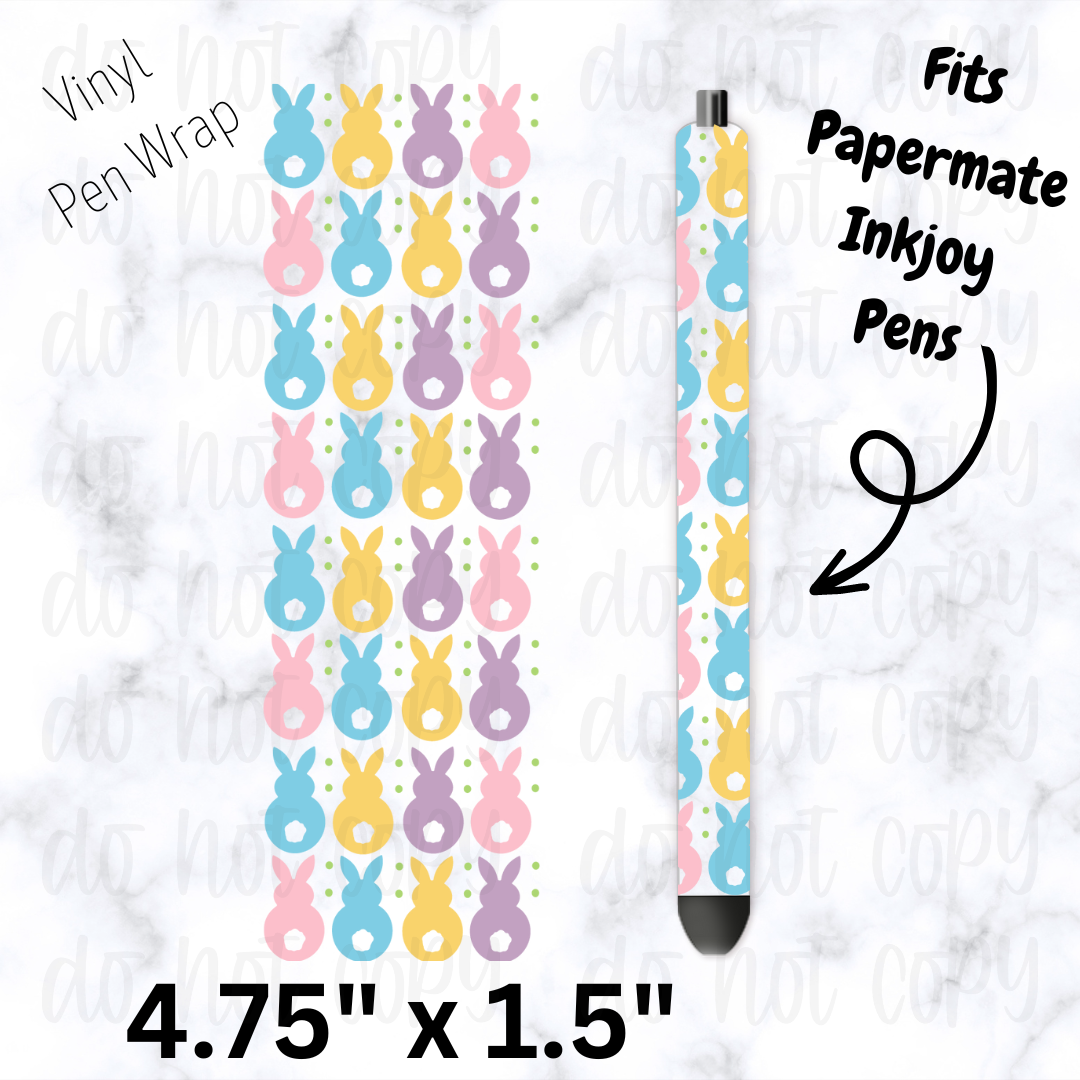 Easter bunny pen wrap