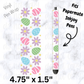 Easter flowers with eggs pen wrap