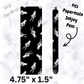 Skeleton hand pen wrap