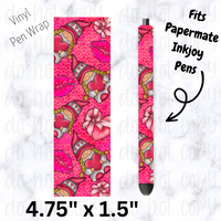 Gnomes with hearts and lips Valentine's Day pen wrap