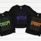 Spooky, Creepy, OR Witch *Choose from drop down menu