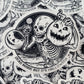 Dead inside but it's Halloween skeleton Die cut sticker 3-5 Business Day TAT.