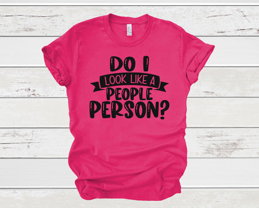 Do I look like a people person