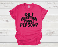 Do I look like a people person