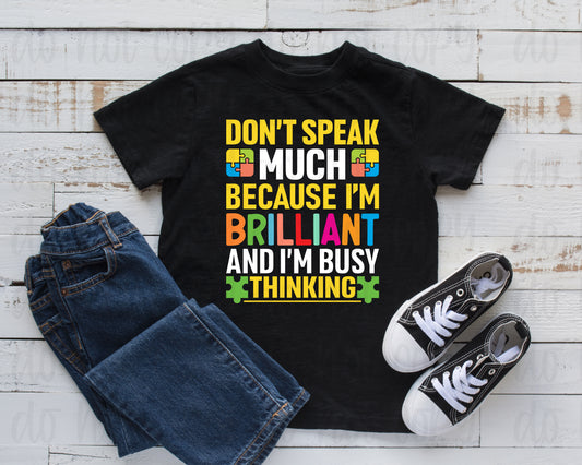 Don't speak much because I'm brilliant and I'm busy thinking *DREAM TRANSFER* DTF
