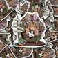 Easter cow western heifer Die cut sticker 3-5 Business Day TAT