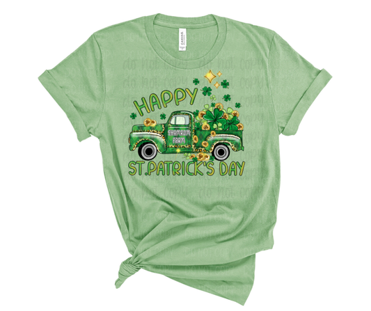 Happy St. Patrick's Day truck *DREAM TRANSFER* DTF