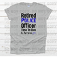 Retired police officer time to give it arrest *DREAM TRANSFER* DTF