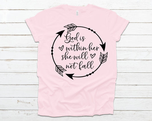 God is within her she will not fall