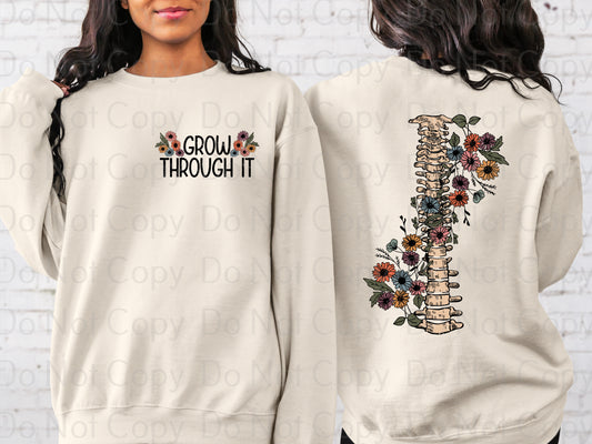 Grow through it front and back set  *DREAM TRANSFER* DTF