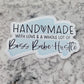 Handmade with love and a whole lot of boss babe hustle blue Die cut sticker 3-5 Business Day TAT