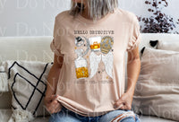 Hello Detective Ring badge whiskey *DREAM TRANSFER* DTF