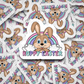 Hoppy Easter bunny Die cut sticker 3-5 Business Day TAT
