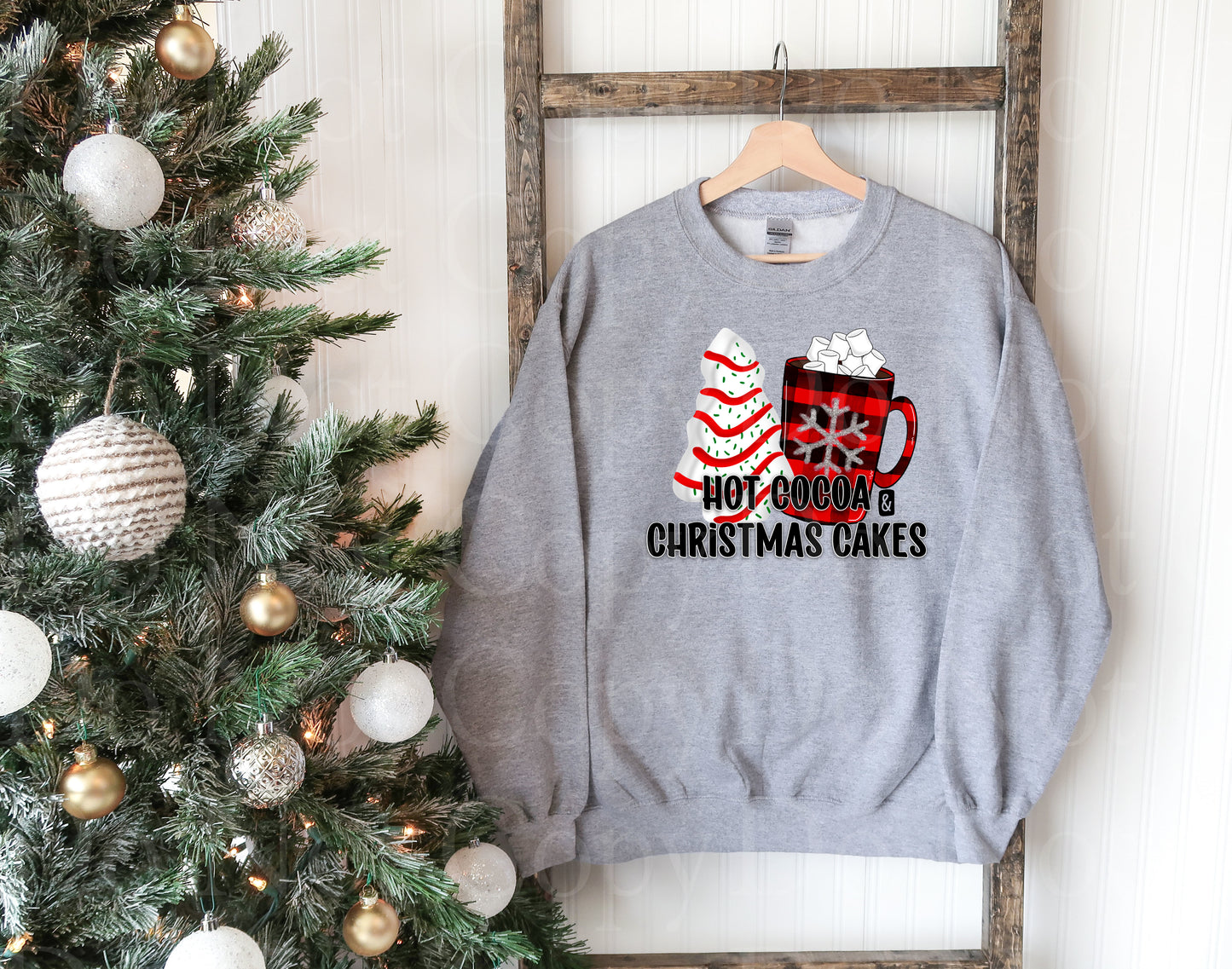 Hot cocoa and Christmas cakes *DREAM TRANSFER* DTF