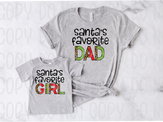 Santa's favorite Dad OR Girl *DREAM TRANSFER* DTF