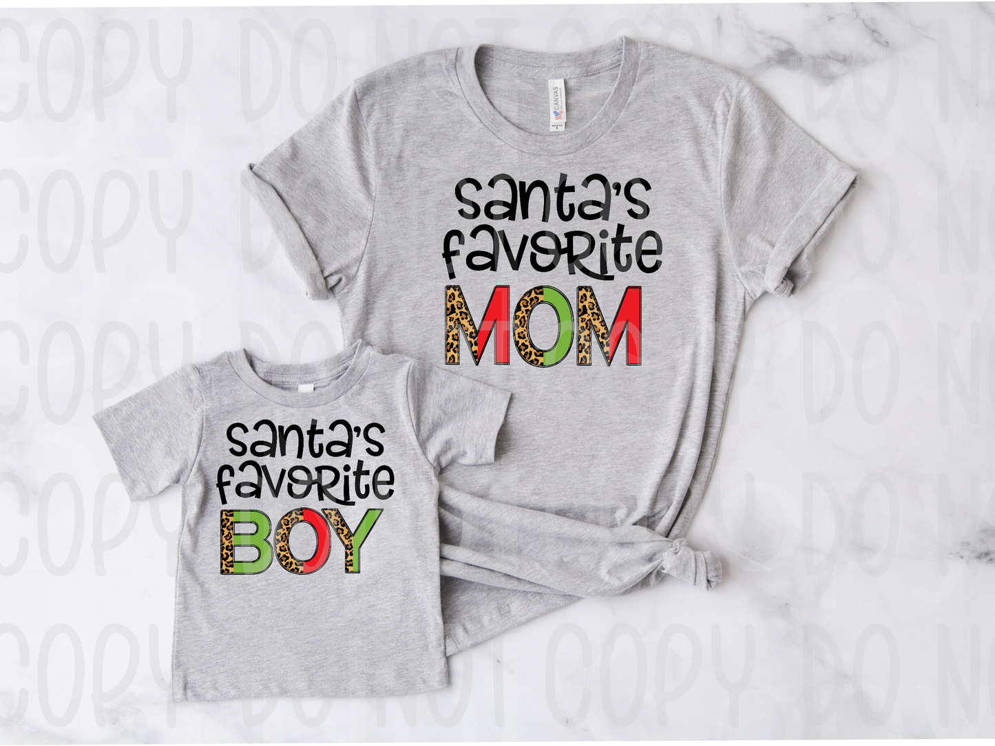 Santa's favorite Mom OR Boy *DREAM TRANSFER* DTF