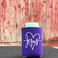 Jesus heart koozie pocket size