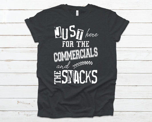 Just here for the commercials and the snacks football
